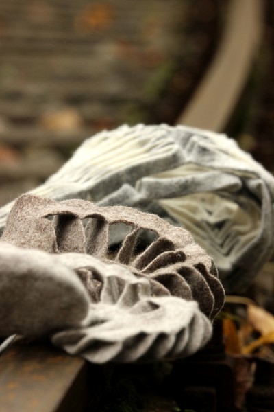 Auf&acute;s Horn genommen - plastische Objekte aus Filz  Beispiel 5