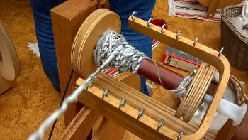 Einf&uuml;hrung - Handspindel und Spinnrad Beispiel 1