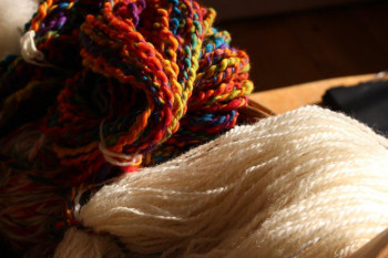 Kurs findet statt - Einf&uuml;hrung - Handspindel und Spinnrad Beispiel 3