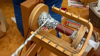 Einf&uuml;hrung - Handspindel und Spinnrad Beispiel 2